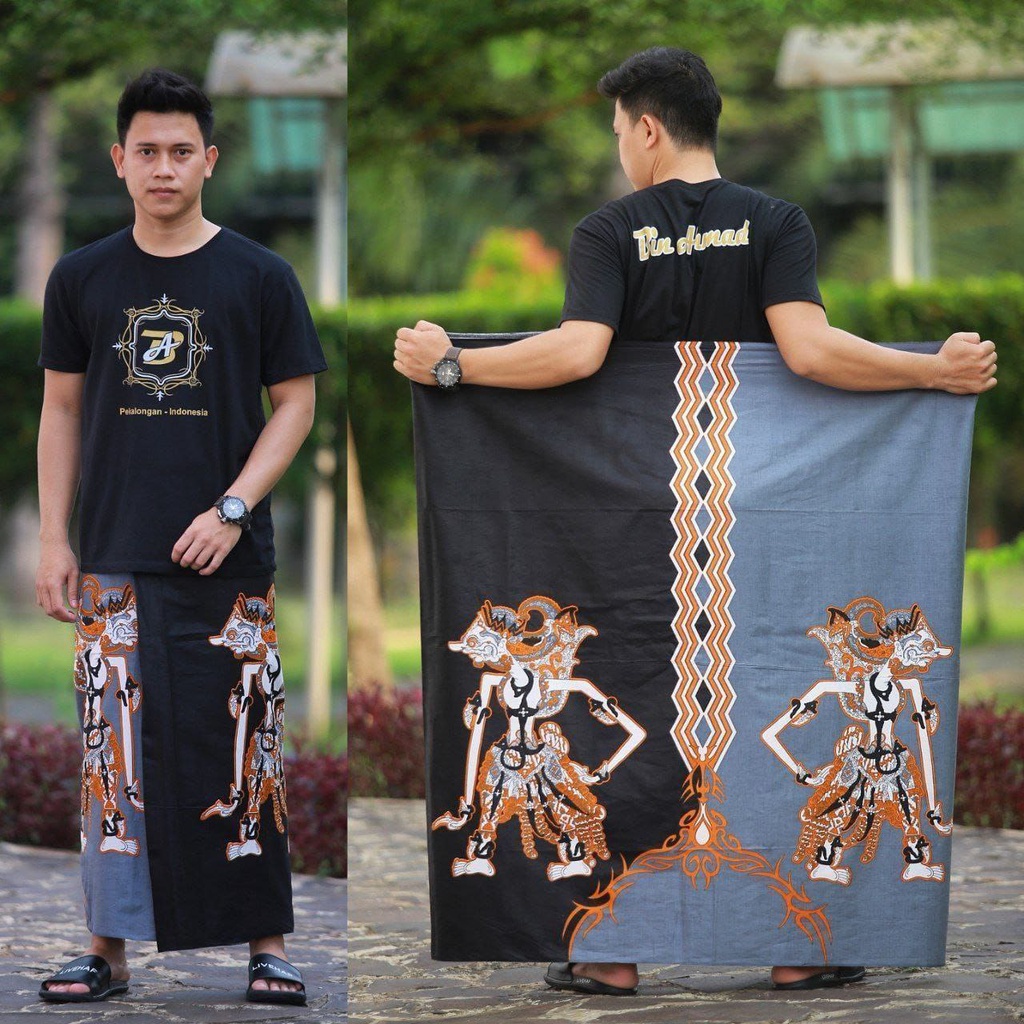 SARUNG BATIK ARJUNA | SARUNG WAYANG AKSARA JAWA