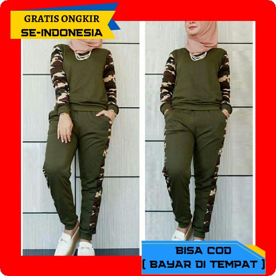 Natalia Setelan Olahraga Muslim Kekinian Kasual Premium Murah By Disha Baju Olahraga Muslim Terbaru 