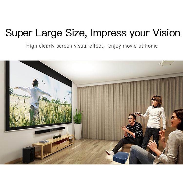 WEJOY L6 PLUS - Smart Android 7.1.2 LED Projector 3500 Lumens