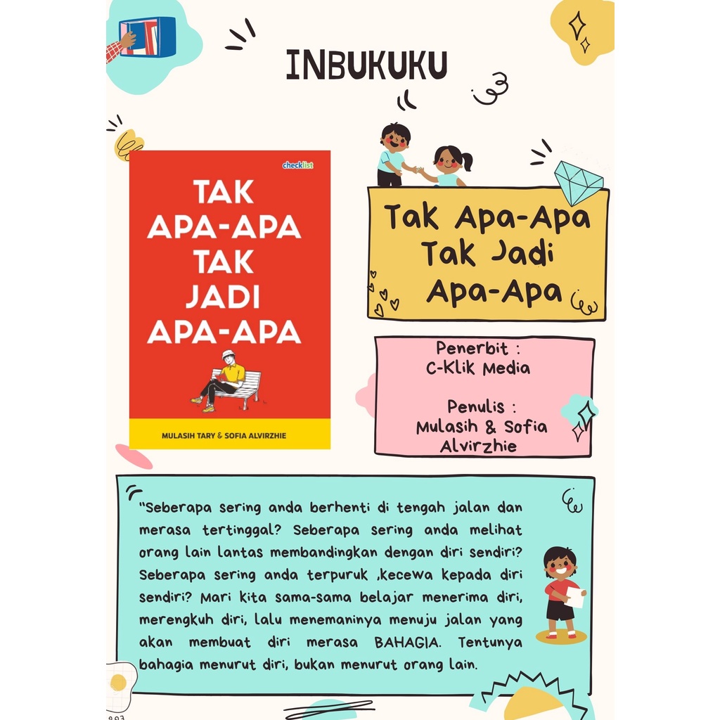 BUKU TAK APA-APA TAK JADI APA-APA - CHECKLIST