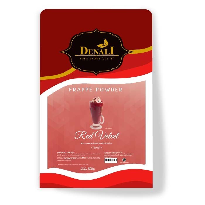 

DISKON - (BISA COD) DENALI RED VELVET POWDER 800GR