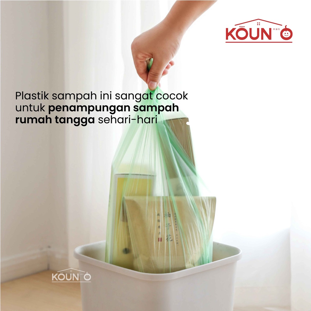 Kantong Plastik Sampah Roll Gulungan Perlengkapan Rumah Tangga Kantong Kresek Sampah 1Pax isi 100Pc