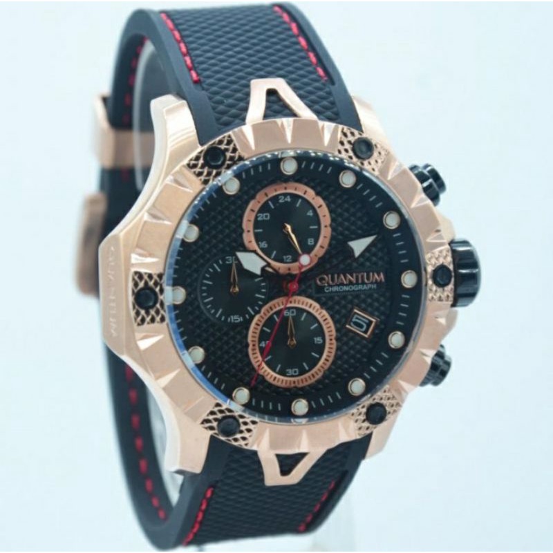 Hot Promo Quantum Jam Tangan Pria analog Karet QUANTUM HNG957.451 Original Tahan Air