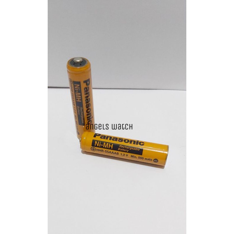 angelswatch baterai chas panasonic A3 550mAh Ni-MH-HHR-55AAAB Battery Rechargeable