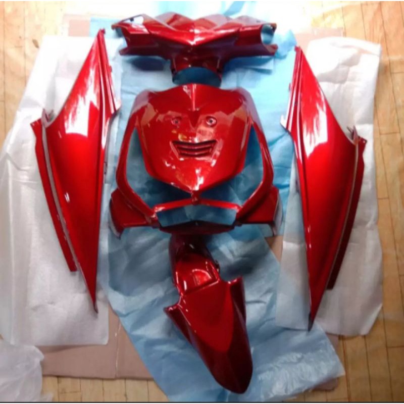 bodi halus beat tanpa spakbor depan marun