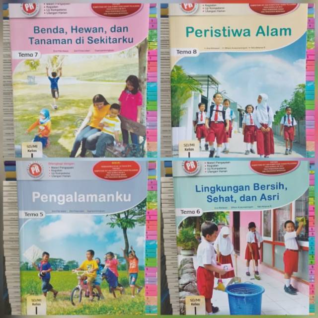 Buku PR Tematik Kelas 1 Tema 5, 6, 7, 8 Intan Pariwara