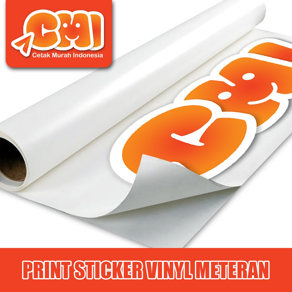 

CETAK STIKER VINYL / CETAK STIKER TRANSPARAN / CETAK STIKER PERMETER