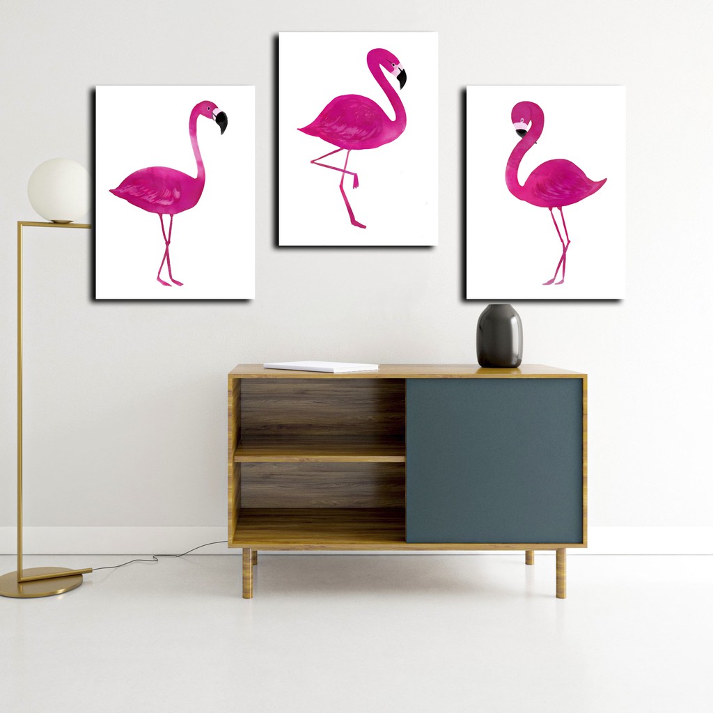 HIASAN DINDING FLAMINGO WALL DECOR HIASAN DINDING FLAMINGGO PAJANGAN POSTER KAYU DINDING