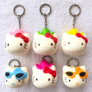 Squishy Bola Hello  Kitty  Gantungan  Kunci Squishy Bola 