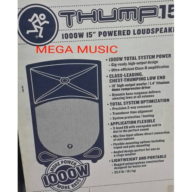 SPEAKER ACTIVE MACKIE THUMP 15 Original