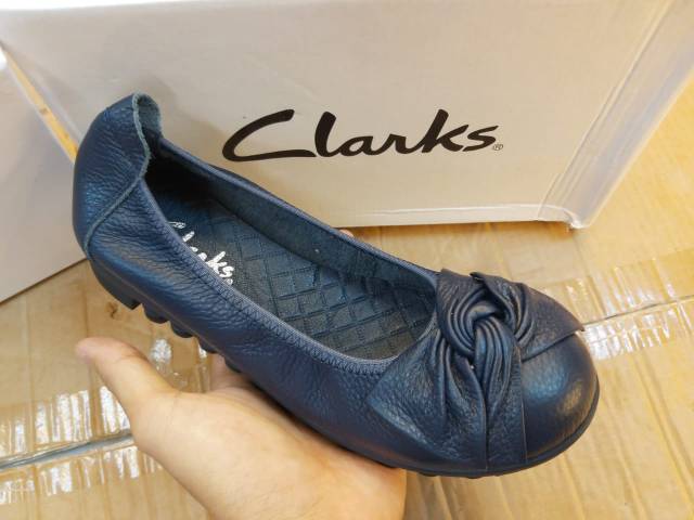 Clarks radial ulir / sepatu clarks kulit / sepatu kulit