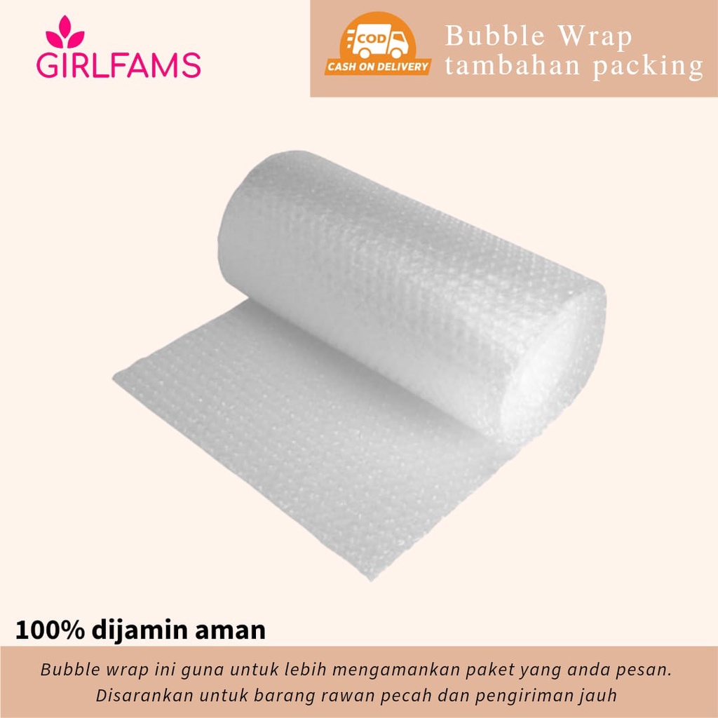 

Bubble Wrap tambahan untuk packaging