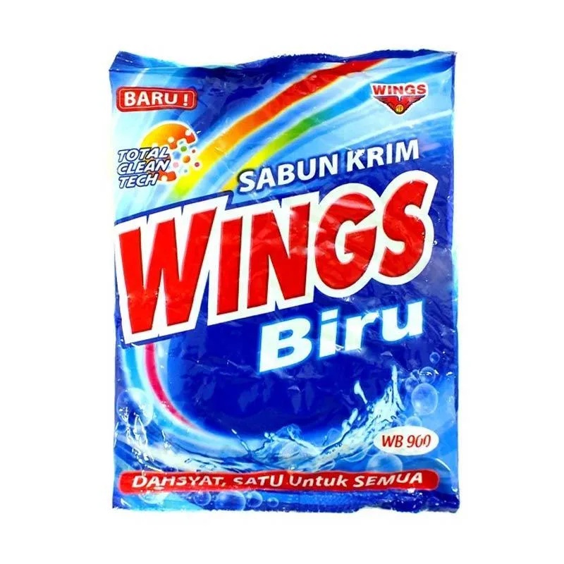 Jual WINGS Biru 350 Sabun Pembersih Pakaian [350 G/ Sachet] Indonesia ...