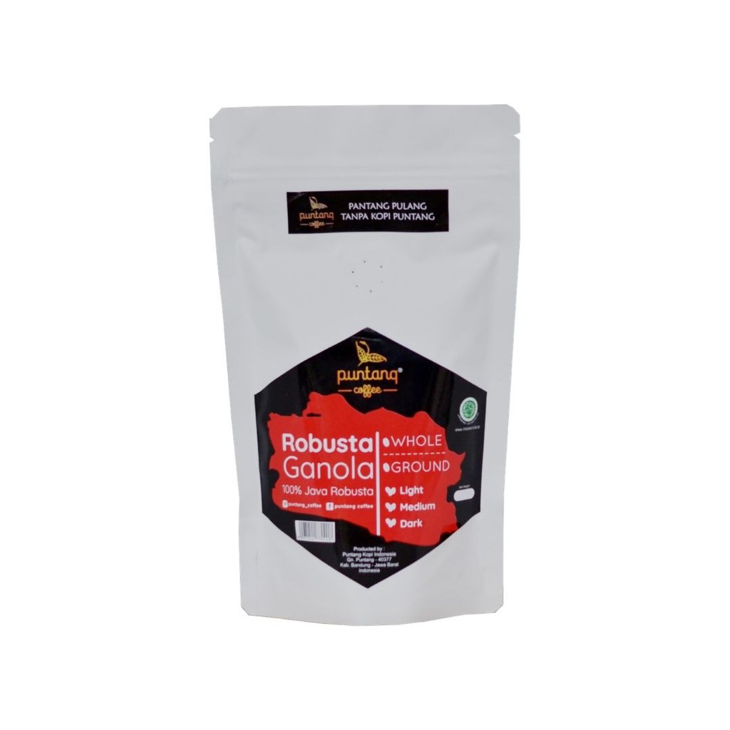 

BEST SELLER!! BIJI/BUBUK KOPI ROBUSTA PUNTANG JAWA BARAT 250GR