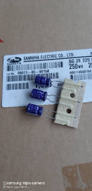 Elco 2,2uf250volt samwha original