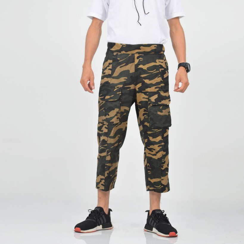FIRDAUS Celana Jogger Sirwal Pria Muslim Camouflage Pangsi | OKC