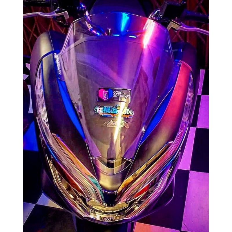 Windshield Visor Clear Bening All New Honda PCX 150 160 Lokal 2018 2020 Ukuran Standar Original Univ