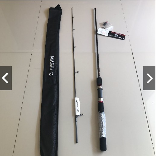 Reel Pancing - Joran Daiwa Magoi-G 180 cm - 8 - 20 lbs / 11 kg - ring fuji - Rod Pancing