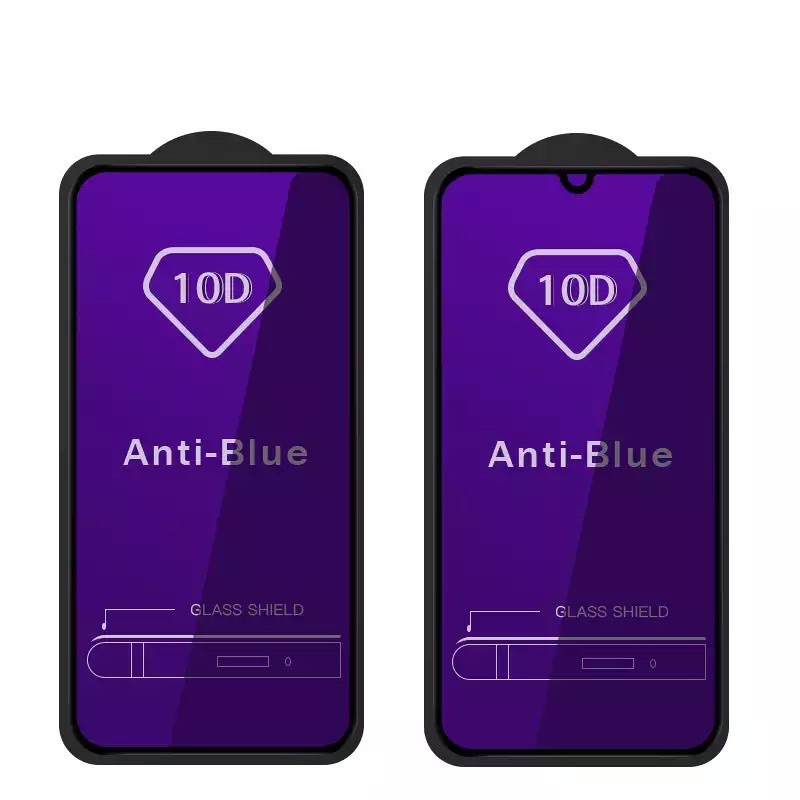 [GROSIR] Tempered Glass Blue Full Anti Gores Blue Light Radiasi 10D Melindungi Mata ALL TIPE (CEK DESKRIPSI)