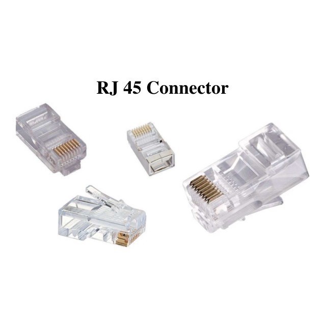 Konektor Rj45 Lan / Rj 45 isi 100 pcs untuk cat5/cat5e Best Quality