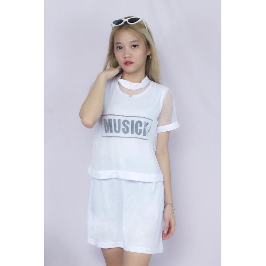 Rx Fashion - Dress Wanita / Dress Kekinian / Dress Musick -B1