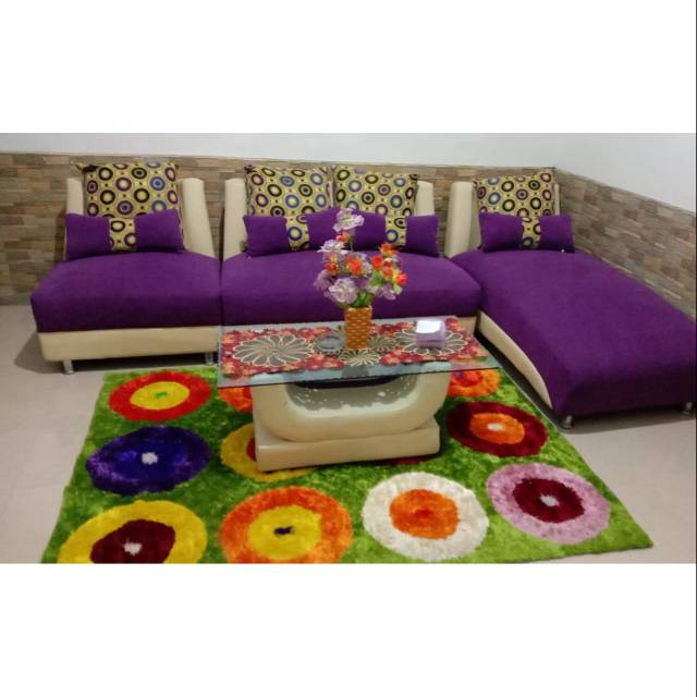 Sofa Sabrina ungu orchid