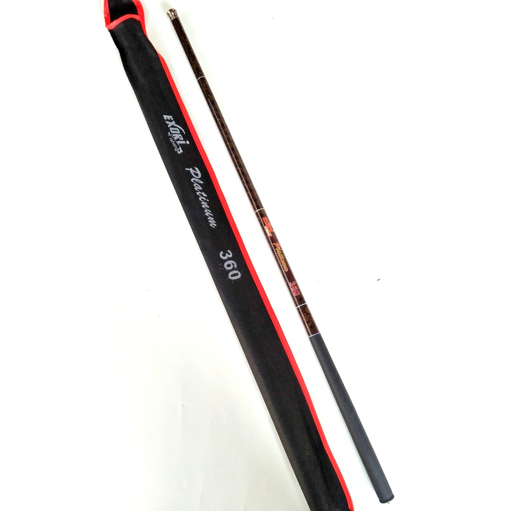 Joran Tegek Carbon Ruas Panjang Exori Platinum Batik Panjang 360 450