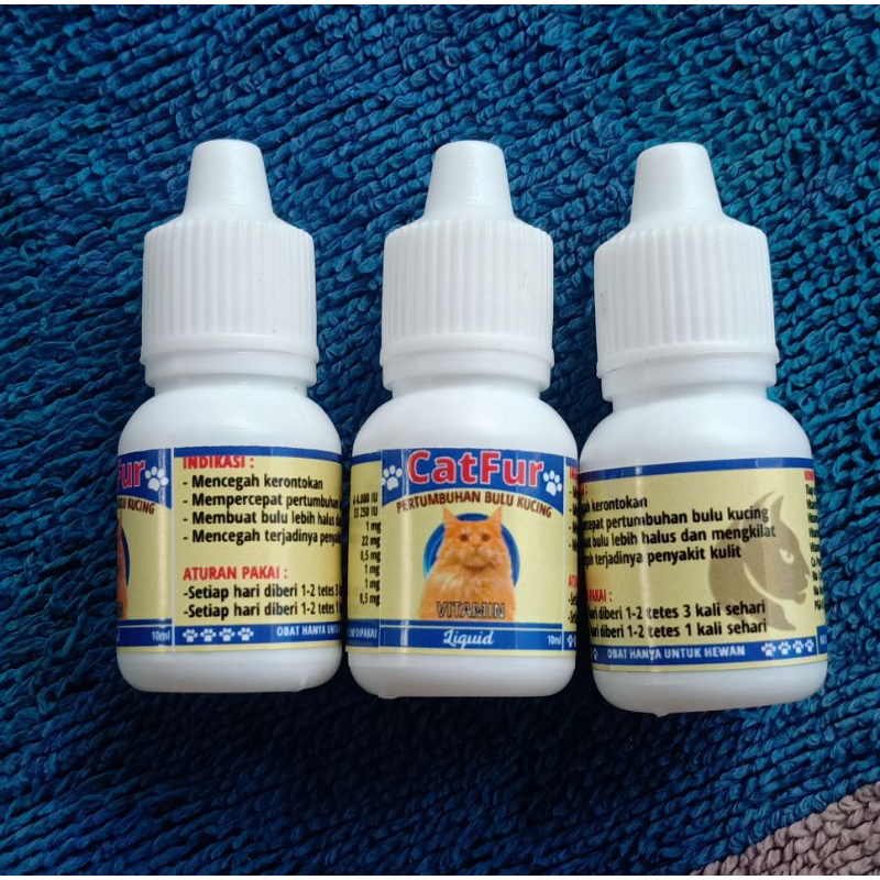 Vitamin Bulu Kucing Obat Penumbuh Bulu Rontok Vitamin Nutirisi Penumbuh Bulu Kucing CATFUR zeorfarm