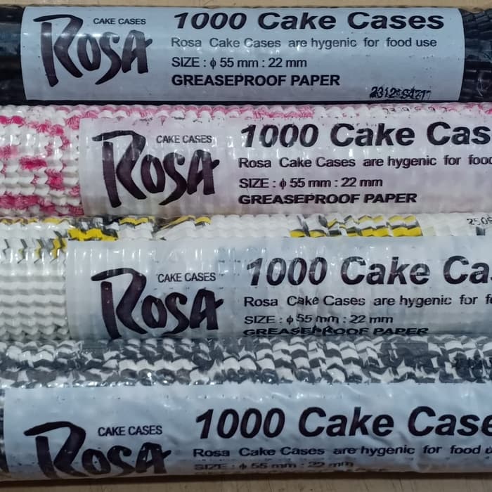 cake cases/cup kue kertas/cake cases Rosa Black 5.5cm/cup nastar