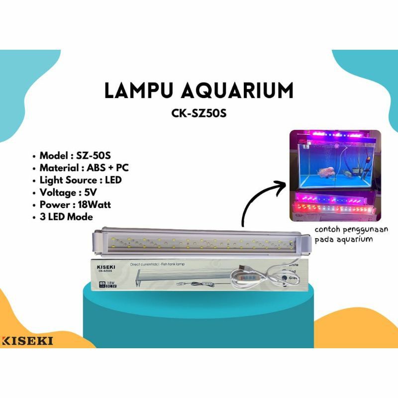 Lampu Led Aquarium 18Watt 20Watt / Lampu Aquarium