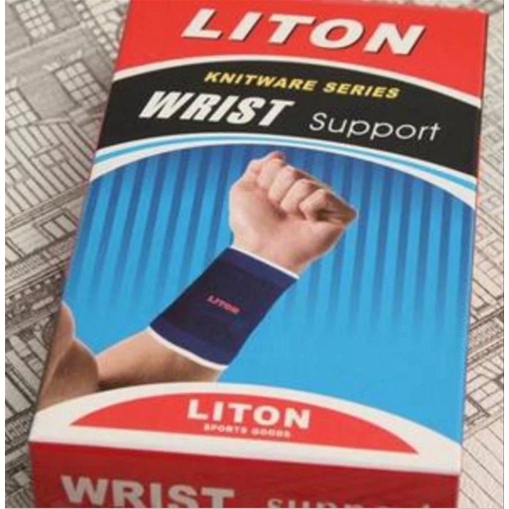 Liton Wrist Support 8620 Deker Pelindung Pergelangan Tangan Elastis - 1 box isi 1 pasang / 2 pcs