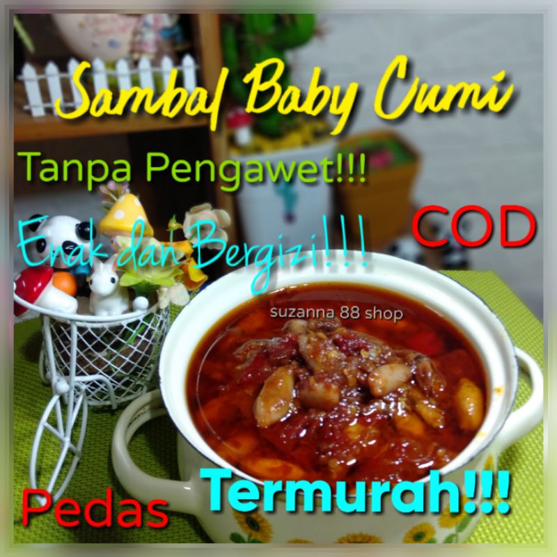 Sambal Baby Cumi,Teri Medan,Bawang