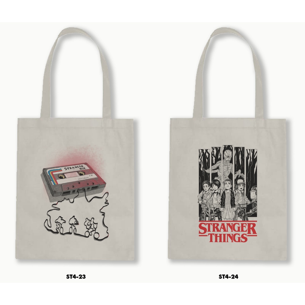 TOTE BAG BLACU - STRANGER THINGS 4 - 02