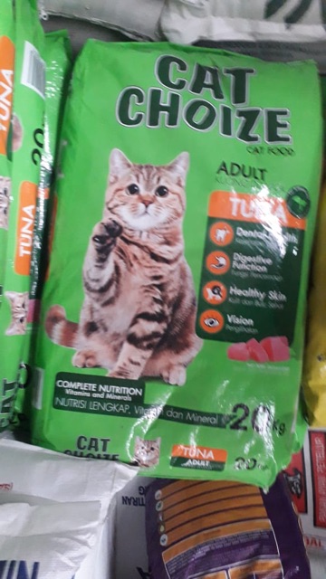 MAKANAN KUCING CAT CHOIZE CAT FOOD 20kg