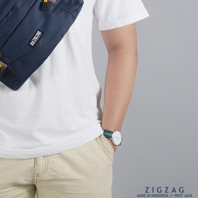 ZIGZAG Tas Waistbag Pria Arthur / Tas Selempang Pria / Tas WaistBag Pria
