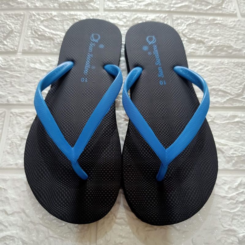 SunSwallow Lumina Premium Sandal Japit Cewek Hitam Sun Swallow Sendal Jepit Swalow Pantai Santai