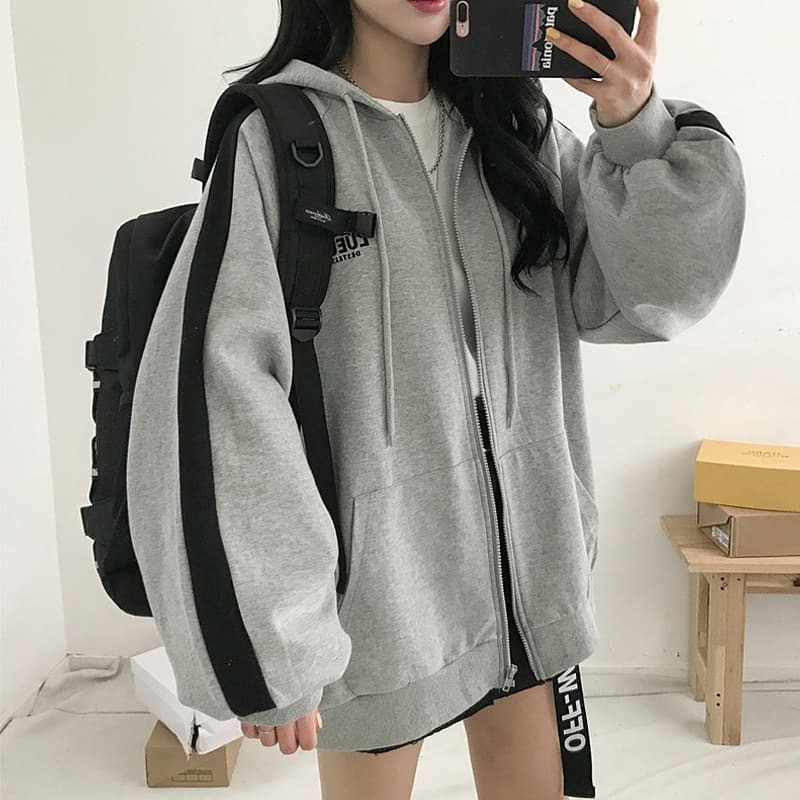 SWEATER HOODIE  WANITA - DESTELLO HOODIE OVERSIZE - JAKET WANITA - HOODIE WANITA - ATASAN WANITA-1