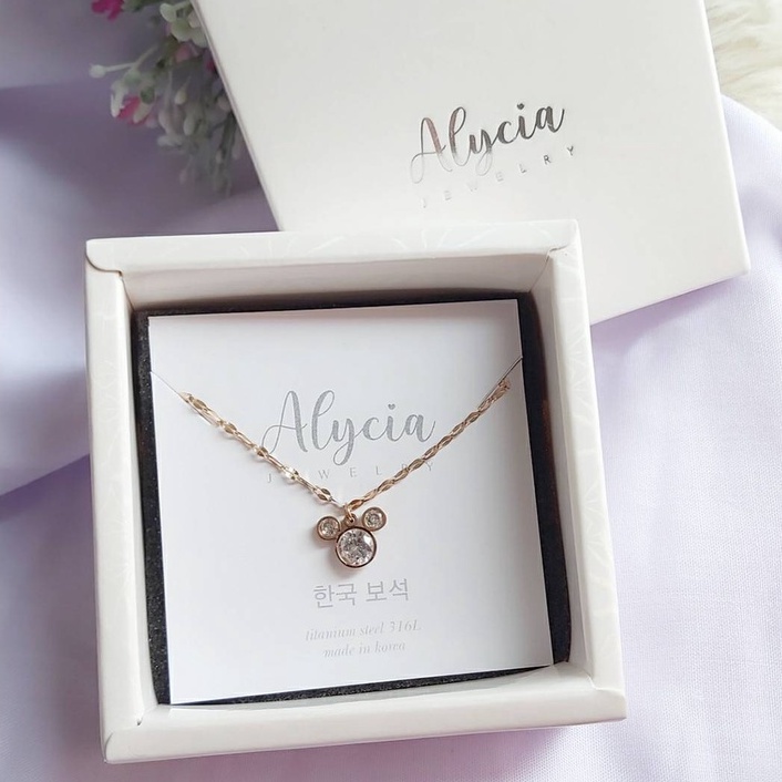 Set Kalung Dan Anting Anak Aurora