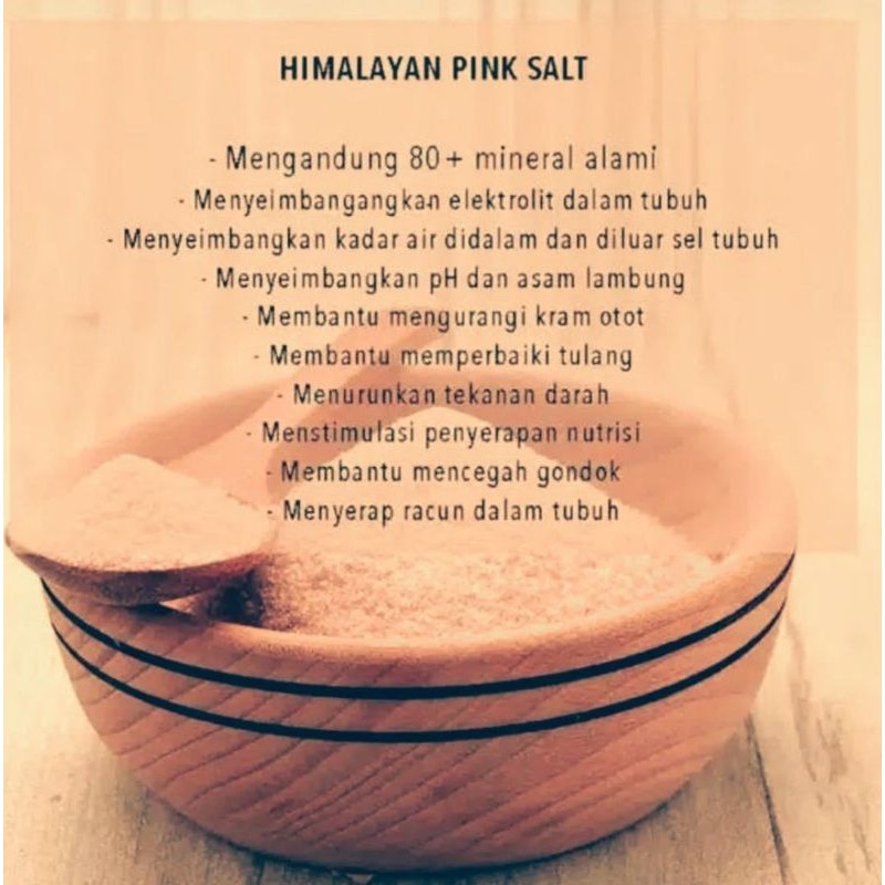 

RK60 PURE HIMALAYAN SALT PREMIUM Garam himalaya 500gr