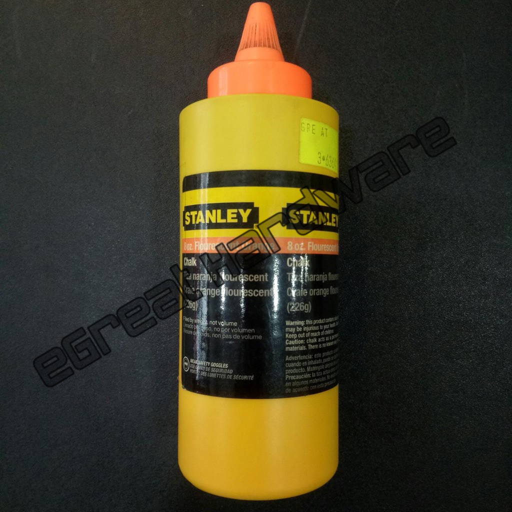 

Bubuk Kapur Sipatan Stanley 47-809 Refill Orange 8 Oz