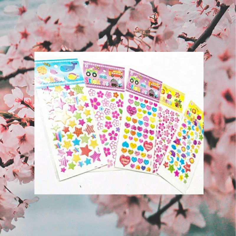 

Mainan edukasi anak sticker emboss