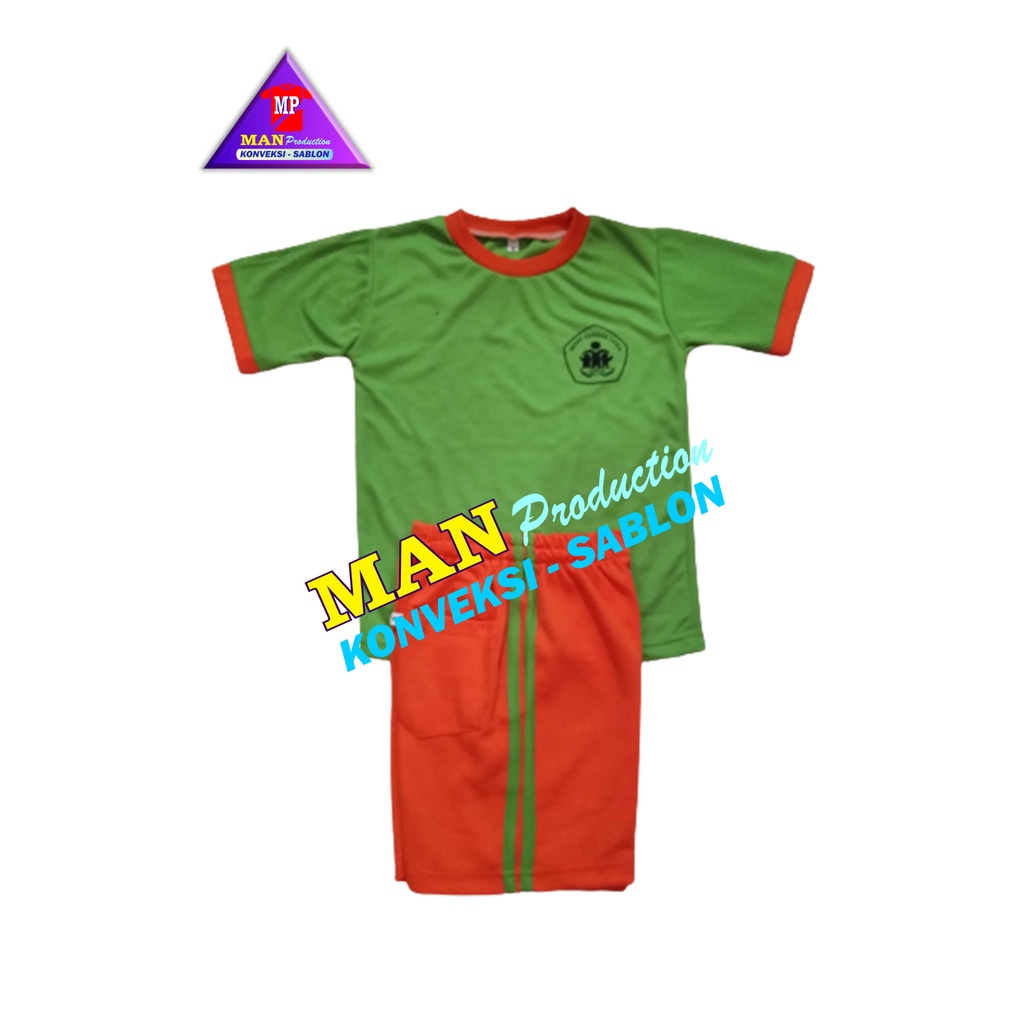 STELAN KAOS OLAHRAGA SEKOLAH ANAK TK (CUSTOM) PRE ORDER