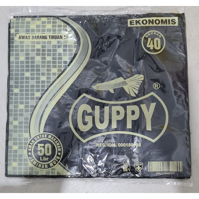 KANTONG HD GUPPY 40 EKONOMIS HITAM