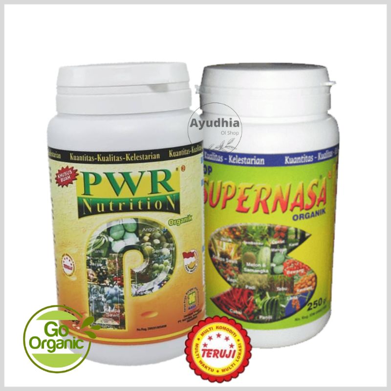 Pupuk Nasa Bunga Dan Buah / Pupuk Organik Nasa / Pupuk Buah Nasa Power Nutrition dan Supernasa / Pak