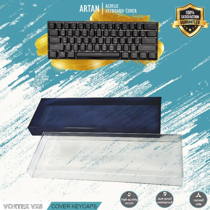 Vortex Series VX5 ACRYLIC KEYCAPS COVER PELINDUNG CAPS KEYBOARD MECHANICAL