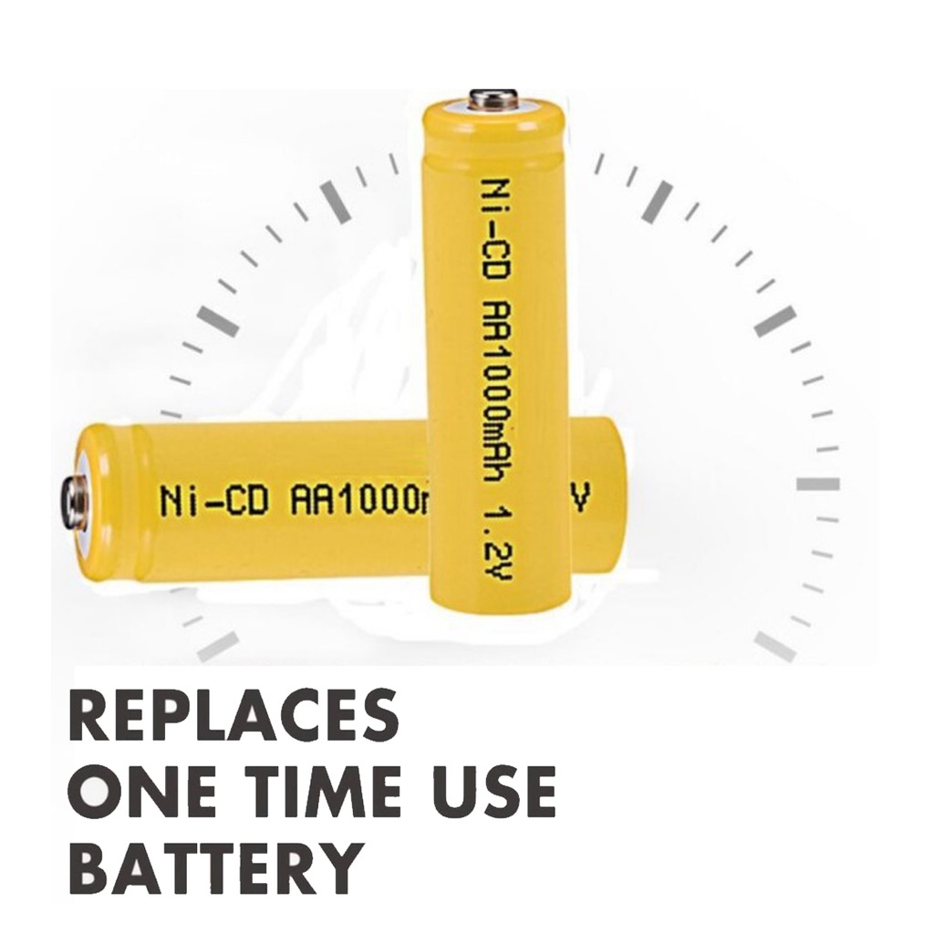 INFY - R536 Battery Baterai Batre Cas AA 1000 mAh AAA 600 mAh / Baterai Charger 3 Slot USB / Rechargeable Baterai