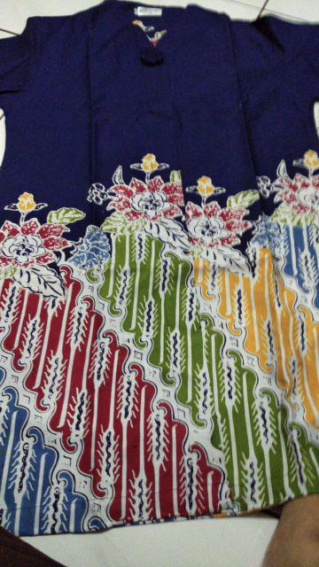 Batik Wanita Tunik Rania Dress Batik Bahan Katun By Batik Florist