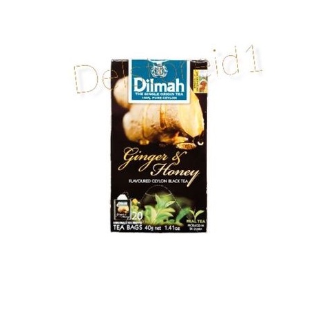 

Dilmah ginger and honey flavoured ceylon black tea 20 tea bag 40 gr