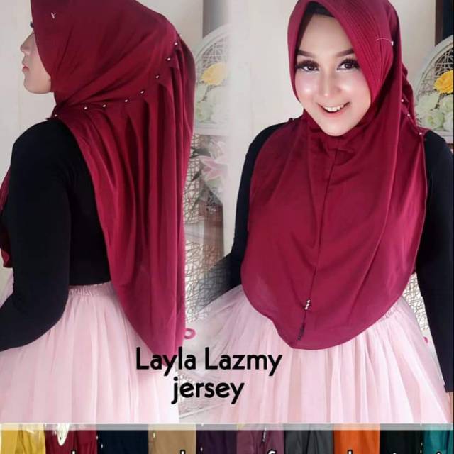 BEST SELLER HIJAB LAZMY LAILA MUTIARA