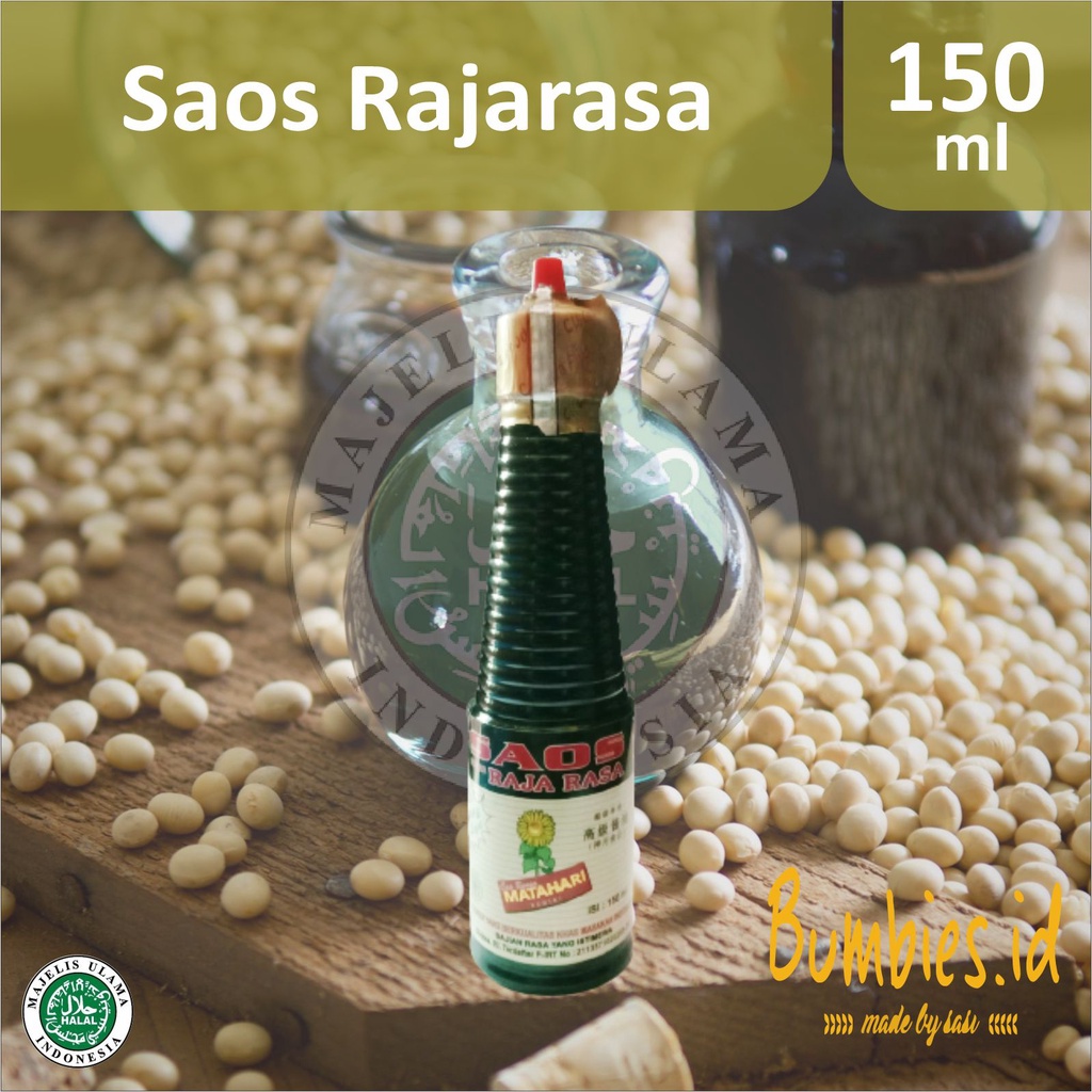 Saus Raja Rasa organik 𝐍𝐎𝐍 𝐌𝐒𝐆 Cap Matahari 150ml (HALAL) PENYEDAP RASA | saos rajarasa utnuk masak mie ayam  NASI GORENG